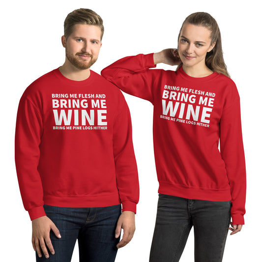 Bring Me Wine - Christmas Unisex Sweatshirt